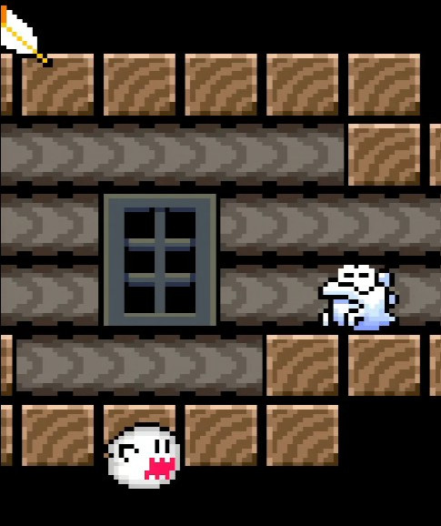 Visual cue for pause (1 frame spin)